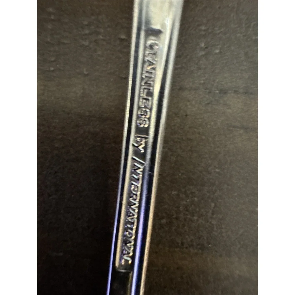 4-International Silver Stainless Tradewinds Jamaica Iced tea‎ Spoon 7